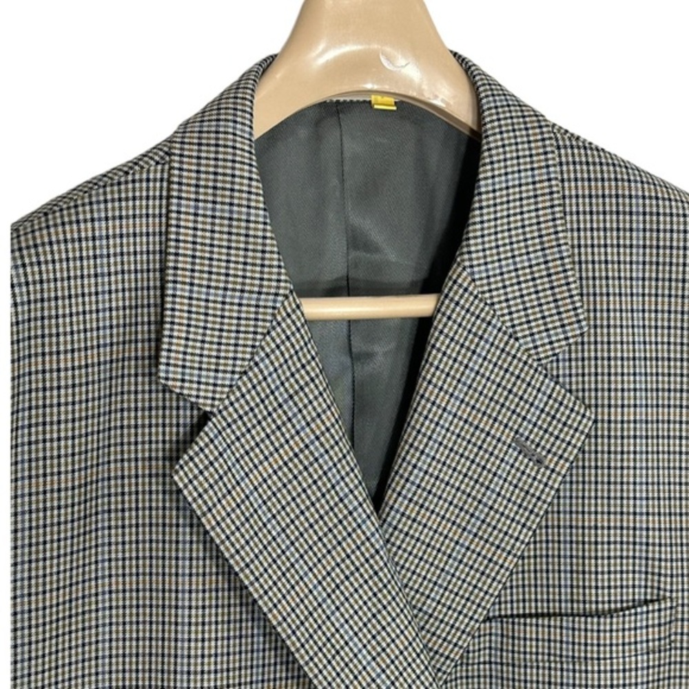Burberry Houndstooth Blazer - Black and Cream